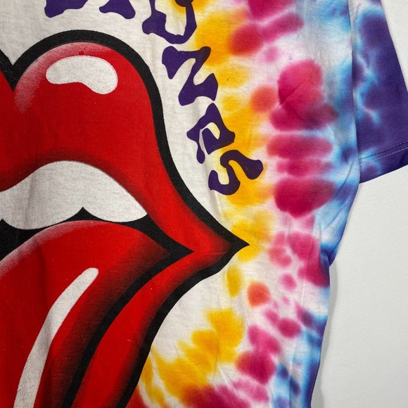 1997/98 The Rolling Stones Bridge to Babylon Tiedye Tour Tee mens size XL - Picture 4 of 6